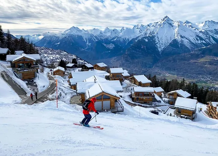 With Rhone Valley View Veysonnaz