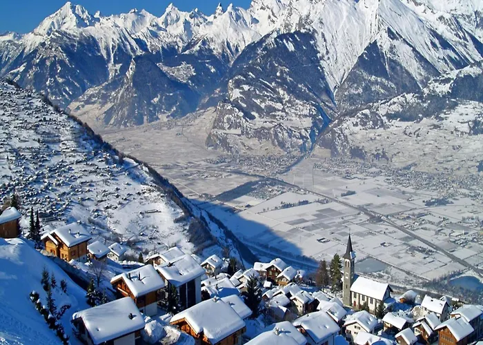 With Rhone Valley View Veysonnaz