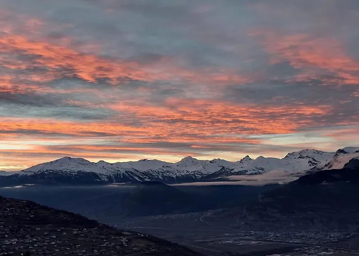 Appartamento With Rhone Valley View Veysonnaz
